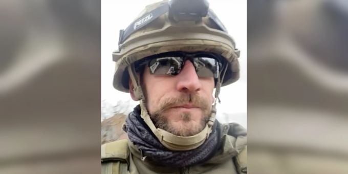 Der Brite Shane Matthew kämpft im Ukraine-Krieg. Ukraine Krieg Shane Matthew