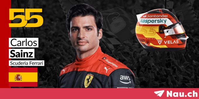 Carlos Sainz startet 2022 für Ferrari in der Formel 1. Carlos Sainz Formel 1