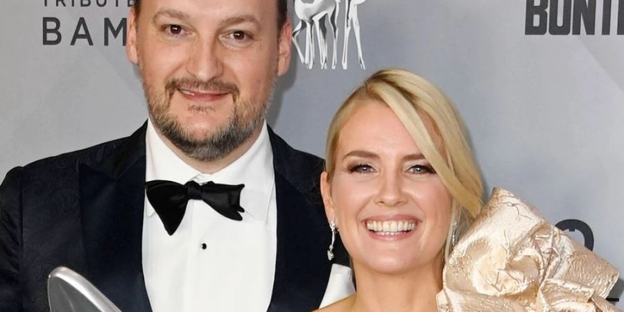 Moderatorin Jennifer Knäble und ihr Ehemann Felix Moese erwarten das zweite Kind.