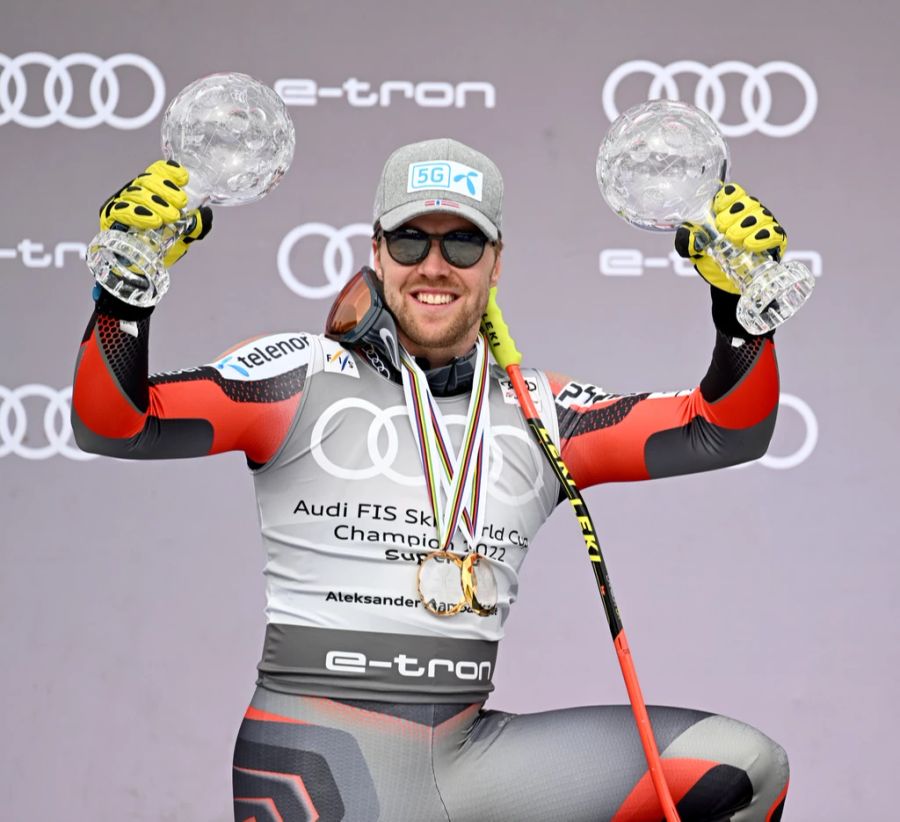 Aleksander Aamodt Kilde gewinnt den Super-G- und Abfahrts-Weltcup.