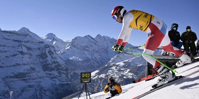 Abfahrt Wengen LAuberhorn