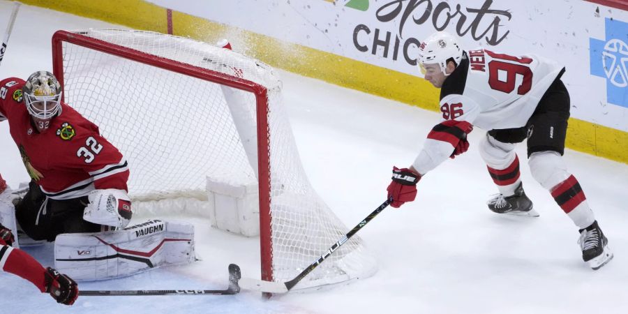 Um in den Playoffs erfolgreich zu sein, sind die Devils auf Tore von Timo Meier angewiesen.