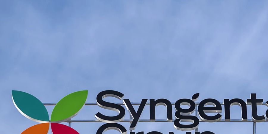 Das Logo der Syngenta Group am Hauptsitz in Basel. (Archivbild)