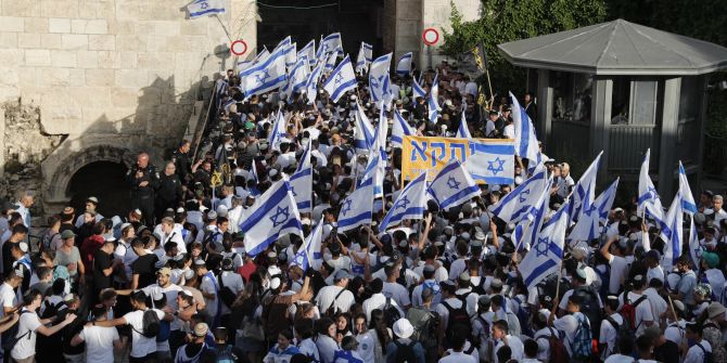 Flag march marks Jerusalem Day