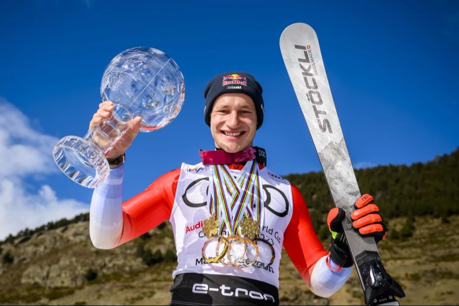 Der Schweizer gewann in der letzten Weltcupsaison sechs von neun Riesenslalom-Rennen.