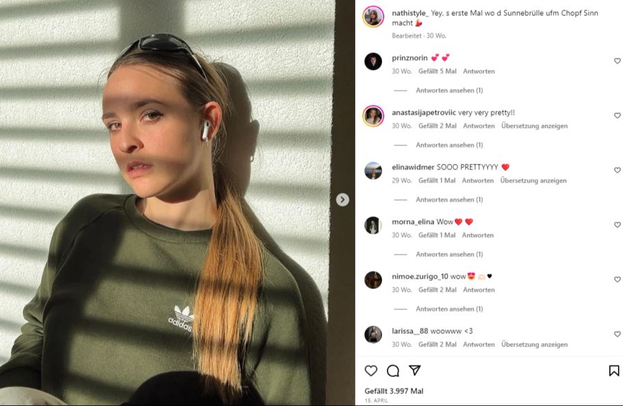 Die 22-Jährige bezeichnet sich selbst als Video-Creator.