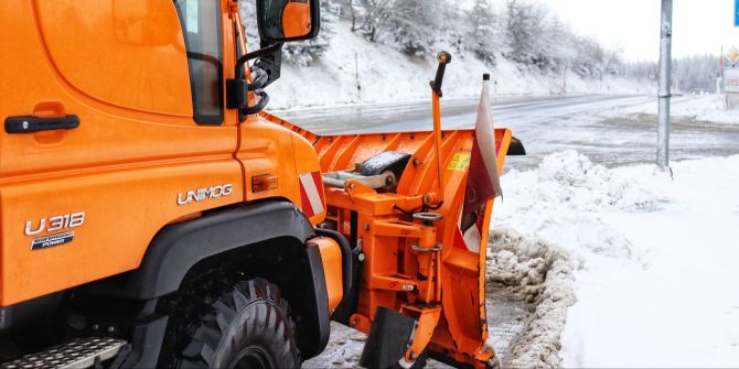 Winterdienst Strasse Schnee Symbol