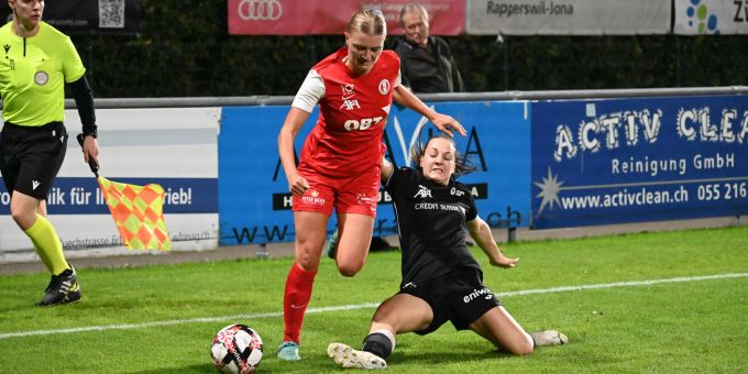 Die Frauen des FCRJ und des FC Aarau trennen sich mit 0:0. fcrj