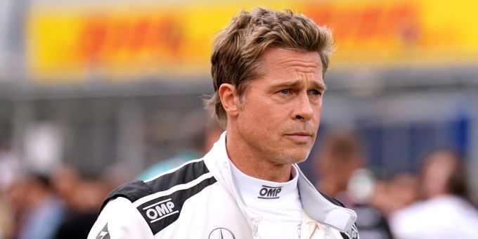 Brad Pitt spielt in dem neuen Formel-1-Film die Hauptrolle. brad pitt