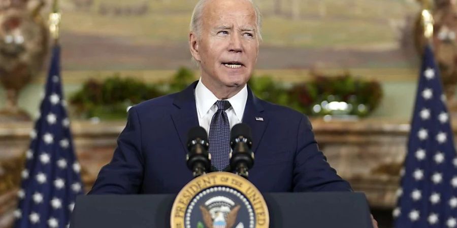 US-Präsident Joe Biden hat mit einem Auftritt am Sonntag wieder einmal irritiert.