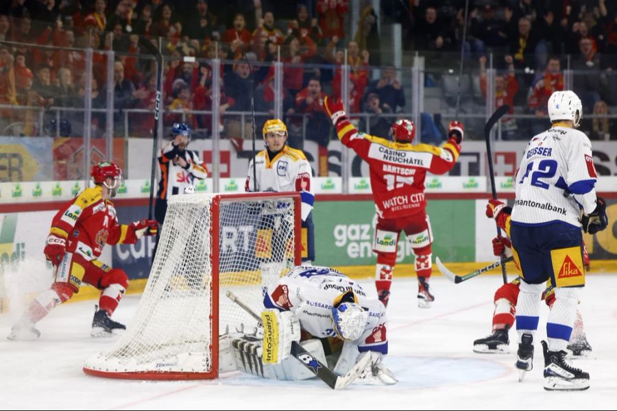 Der EHC Biel bezwingt den EV Zug.