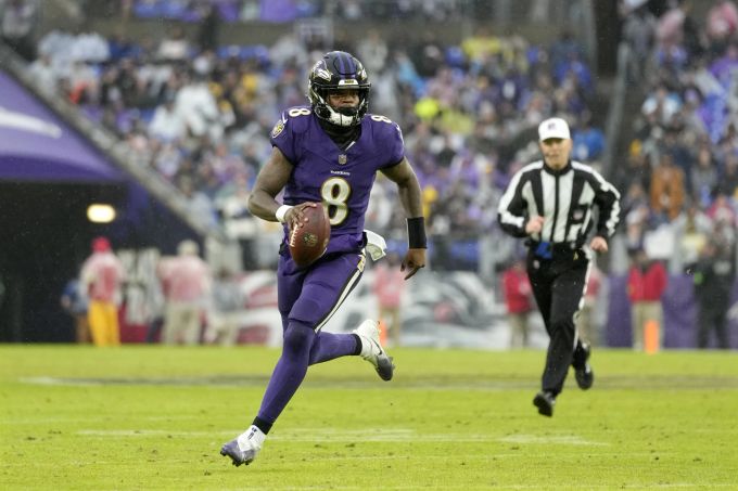 Auch Lamar Jackson hat in der NFL noch Chancen auf den MVP-Titel. NFL