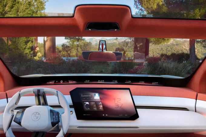 Hier im Bild: Das Cockpit des Konzeptfahrzeugs BMW Vision Neue Klasse X. BMW Vision Neue Klasse X