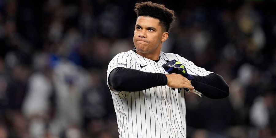 Muss sich um seine Finanzen wohl keine Sorgen machen: Baseball-Profi Juan Soto. (Archivbild)