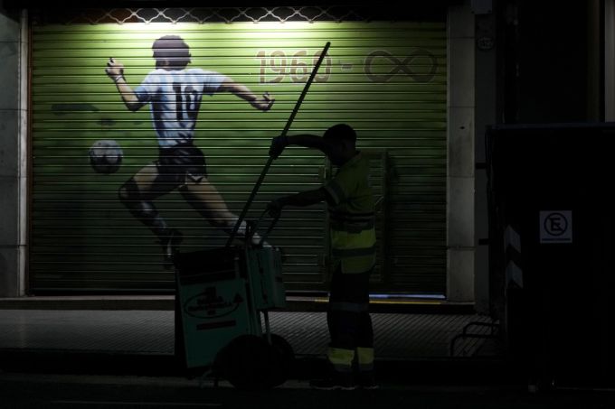 Maradona gilt in Argentinien nach wie vor als grosse Fussball-Legende. Maradona