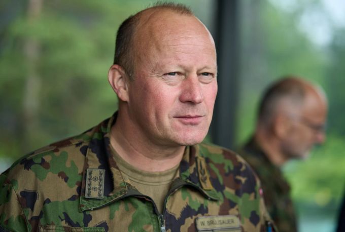 Divisionär Willy Brülisauer ist Kommandant der Territorialdivision 4. Willy Brülisauer