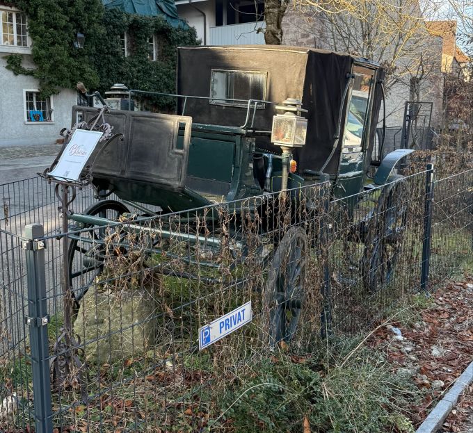 Diese Kutsche wurde dem Bezirksrichter beschädigt. Wer dahintersteckt, bleibt unbekannt. derrer Rheinfelden