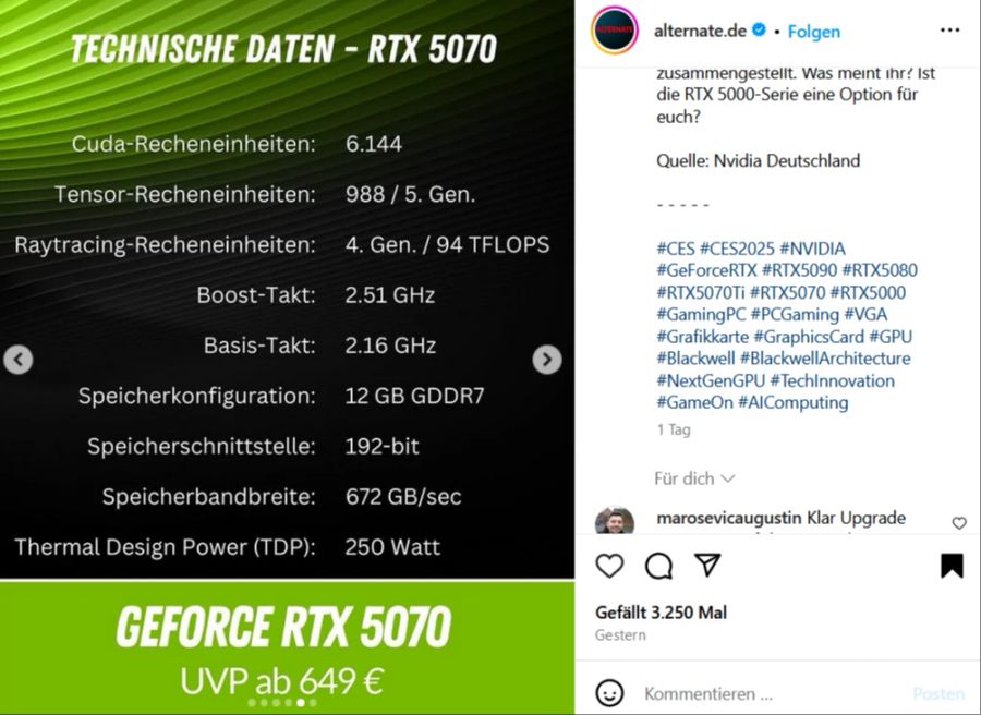 rtx 5070