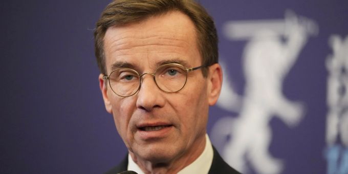 Der schwedische Regierungschef Kristersson will vorsätzliche Beschädigungen an Unterseekabeln in der Ostsee nicht dulden. (Archivbild) Der schwedische Regierungschef Kristersson will vorsätzliche Beschädigungen an Unterseekabeln in der Ostsee nicht dulden. (Archivbild)
