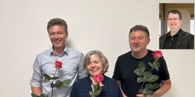 Die SP Rapperswil-Jona präsentiert ihr motiviertes und erfahrenes Team für die nächsten vier Jahre: Luca Eberle, Barbara Balimann, Robert Hegi (eingefügtes Bild, Thomas Dormann). SP Rapperswil-Jona Kandidatur Stadtrat