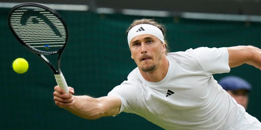 Steht in Wimbledon in der dritten Runde: Alexander Zverev.