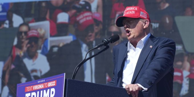 Donald Trump hofft, dass er gegen Joe Biden antreten kann. Donlad Trump