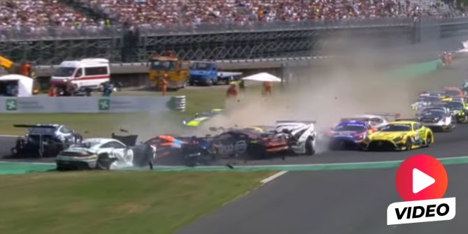 Monza GTWC GT3 Unfall