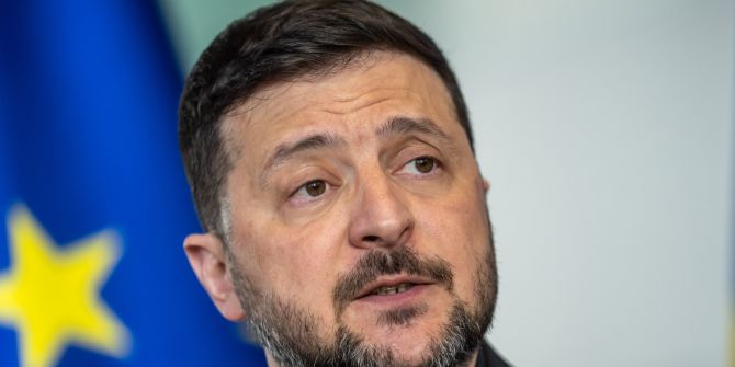 Der ukrainische Präsident Wolodymyr Selenskyj