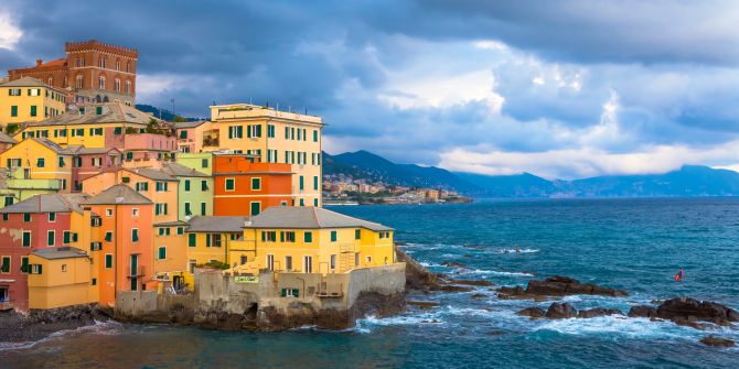 Genua Italien Meer Altstadt