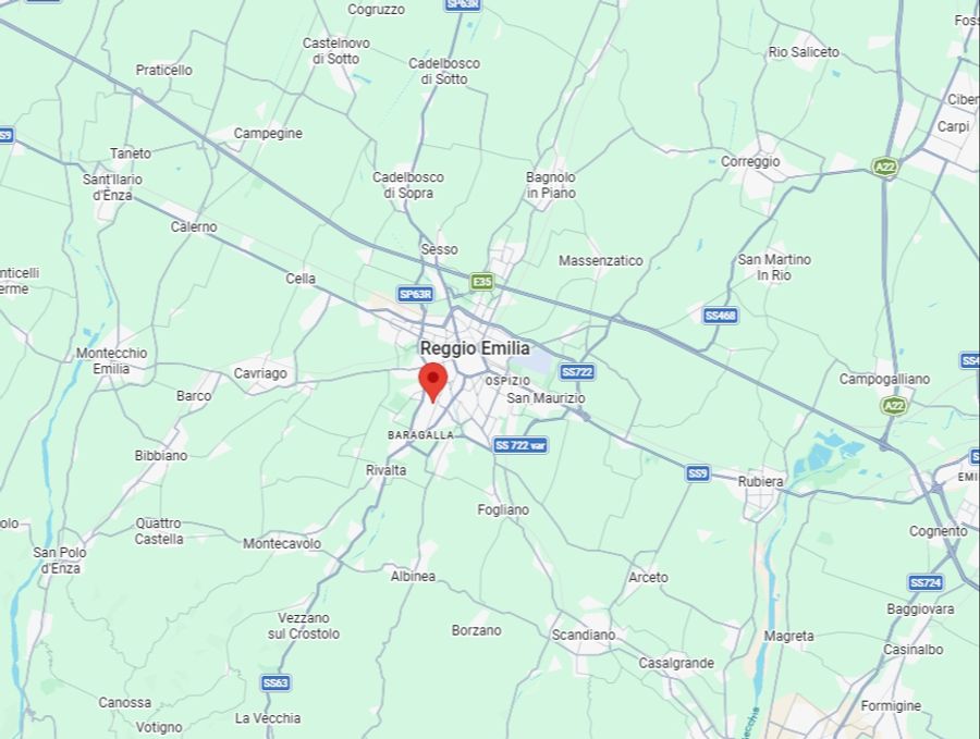 Genauer gesagt in Reggio Emilia.