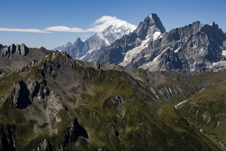 Auf dem Weg nach unten trafen die beiden zwei andere Bergsteiger – und gingen mit ihnen nochmal hoch.