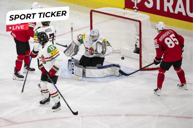 Schweiz Ungarn Eishockey-WM