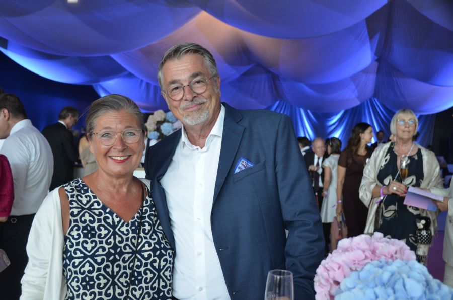 Bestens gelaunt: Luzerner «Tatort»-Star Stefan Gubser mit Ehefrau Brigitte.