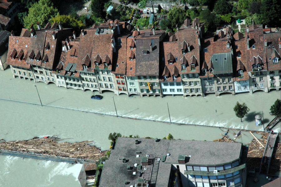 Hochwasser 2005 Matte-Quartier