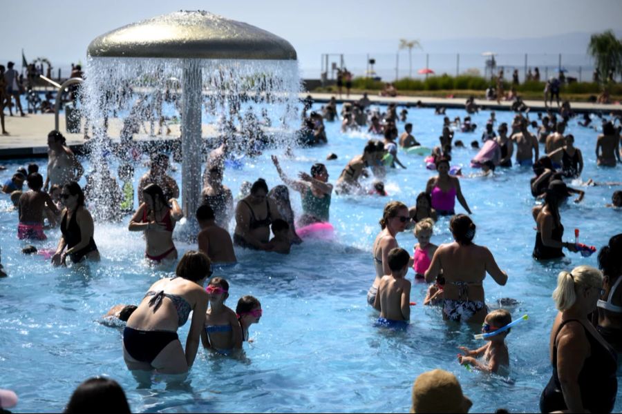 Freibad Sommer Kinderbereich