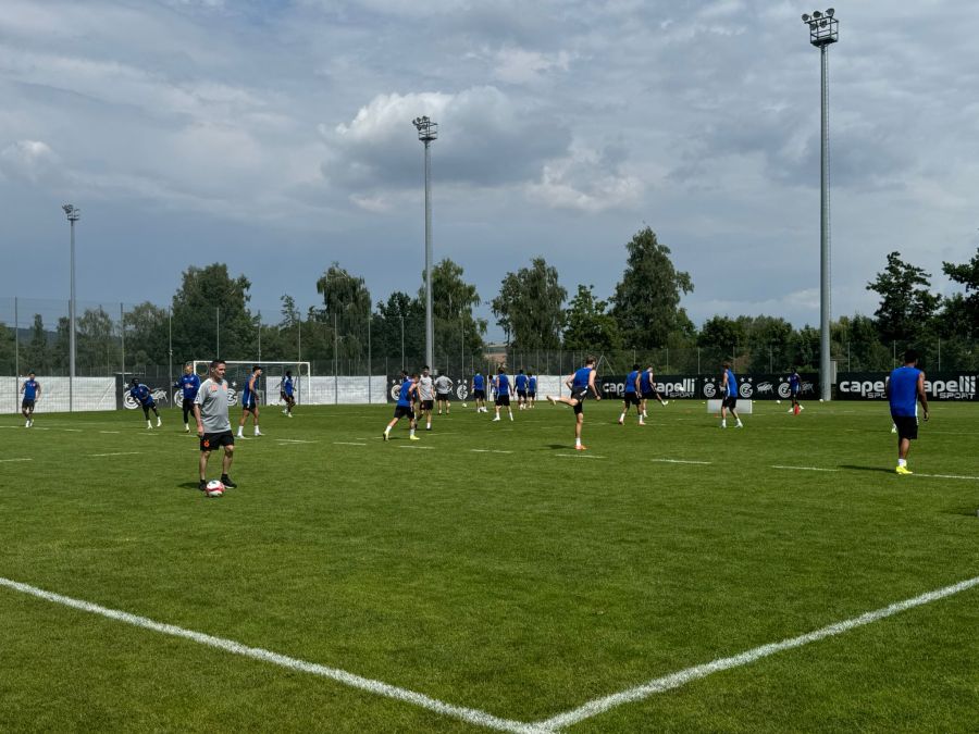 Die Hoppers schuften in der Hitze.