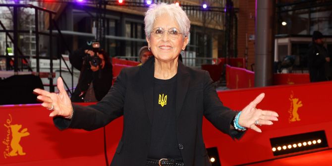 Die US-Sängerin Joan Baez