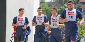 Handball - HSG-Spieler unterstützen TV Endingen am Sponsorenlauf