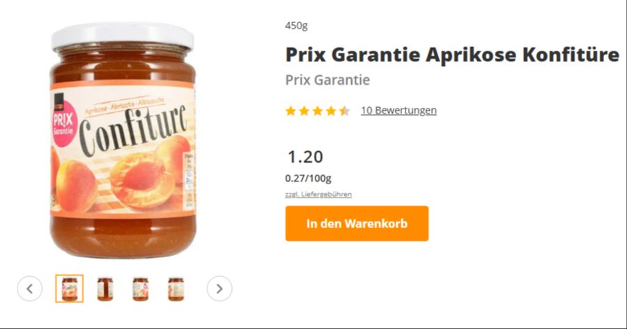 Als Entschädigung kriegt er eine 10-Franken-Geschenkkarte. Davon könnte er sich acht neue Gläser kaufen.