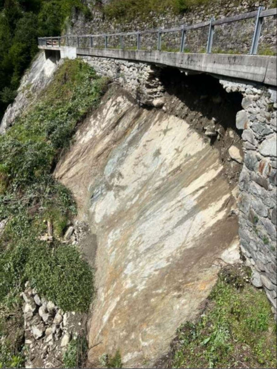 Erdrutsch Sumvitg