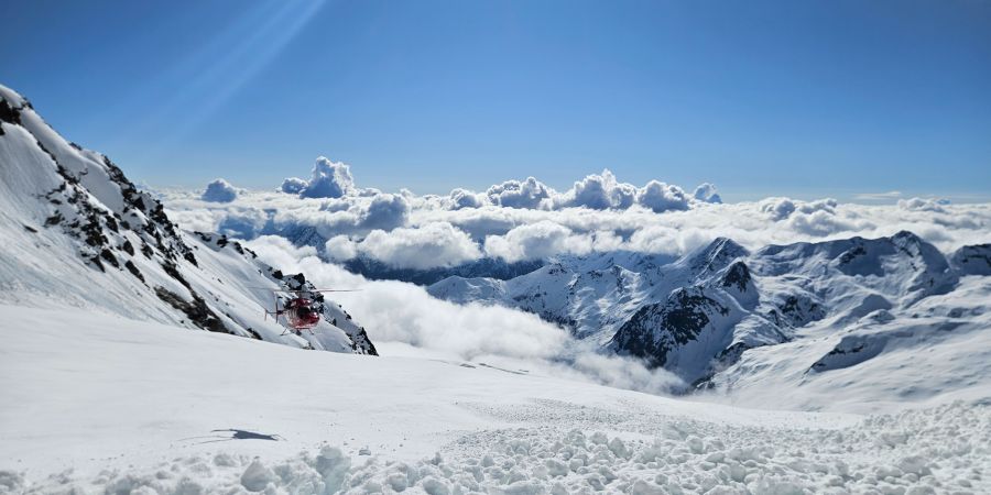 Lawine Skitourengänger