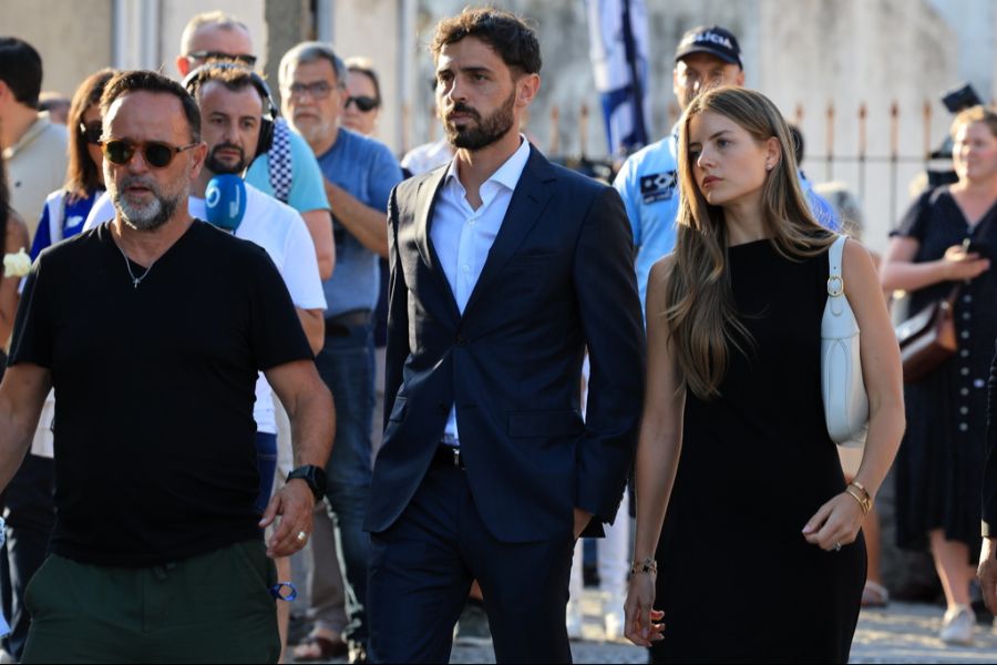 Auch Bernardo Silva von ManCity ist vor Ort.