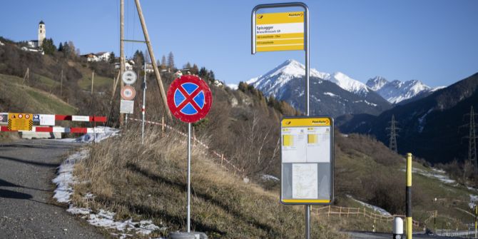 Absperrung nach Brienz