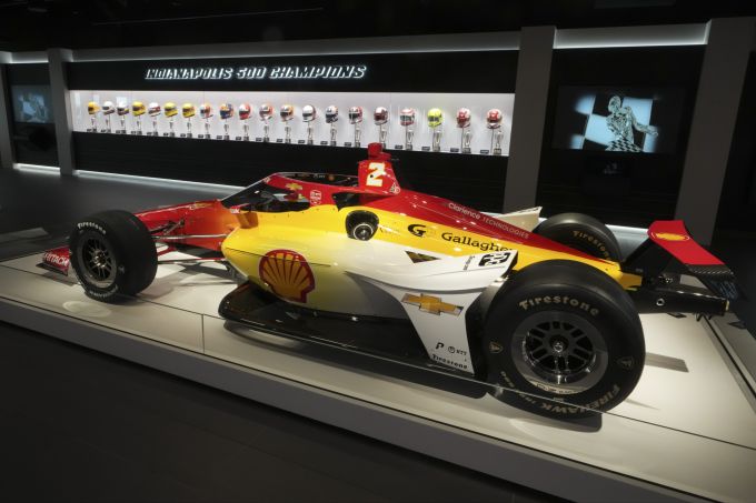 Mit diesem Auto fuhr Josef Newgarden im Vorjahr beim Indy 500 zum Sieg. Die Crashstruktur am Heck ist illegal modifiziert worden. Indy 500 Josef Newgarden