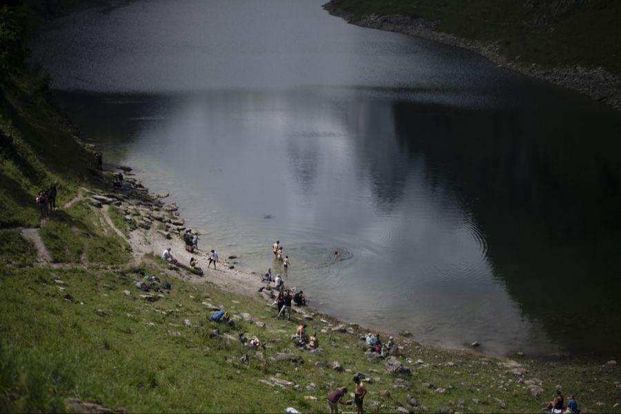 Fählensee Fählenalp Zelten Campieren