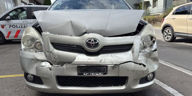 Sachschaden nach Unfall