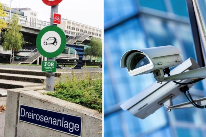 Dreirosenanlage Videoüberwachung