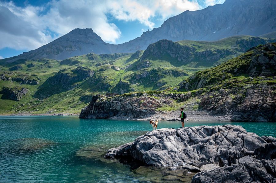 See Fels Berge Sommer