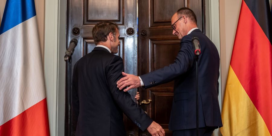 Merz und Macron sprachen in Berlin mehr als drei Stunden miteinander.