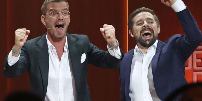Berlin - Joko & Klaas starten 24 Stunden TV-Spektakel mit Feuerwerk